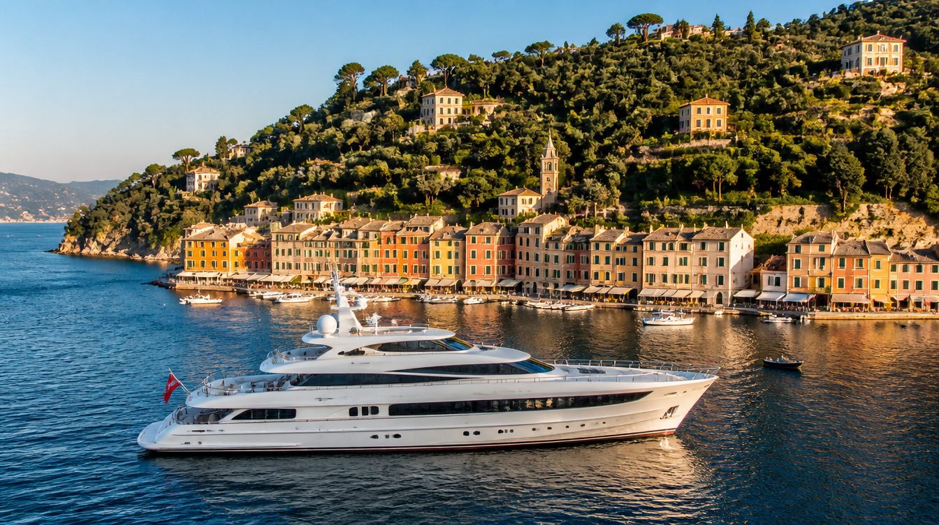 Riviera & West Mediterranean — superyacht off Portofino